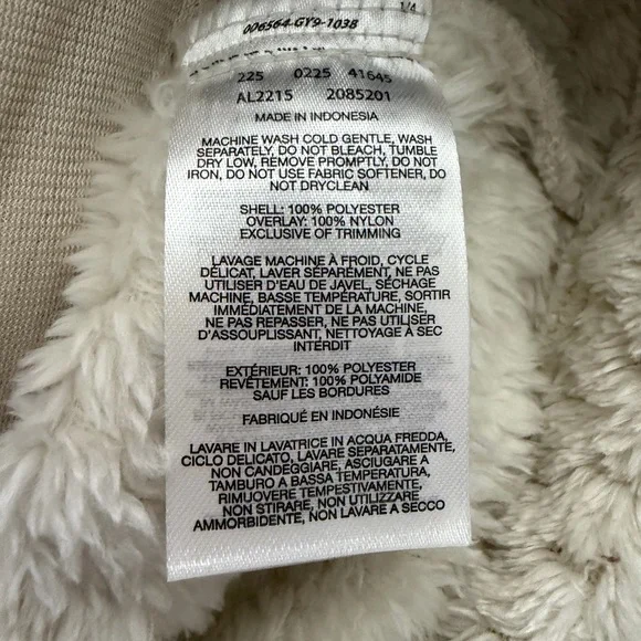 Columbia Women's Fire Side II Sherpa Full Zip fleece jacket In Color Beige - Picture 5 of 6